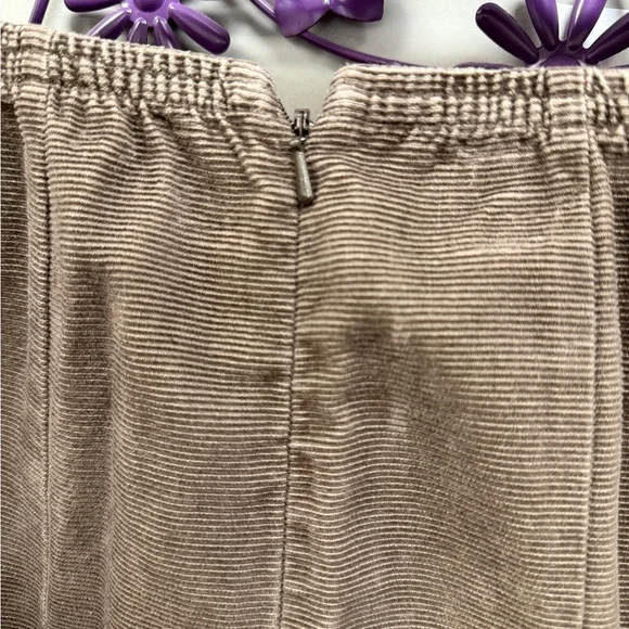 J. Jill Taupe Corduroy Skirt XSPsize - Picture 8 of 14